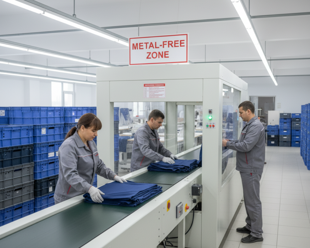 High Quality Knitwear & Apparel Production - Needle Detection & Metal-Free Zone - Zero -Compromise - AJ Apparel International - 118