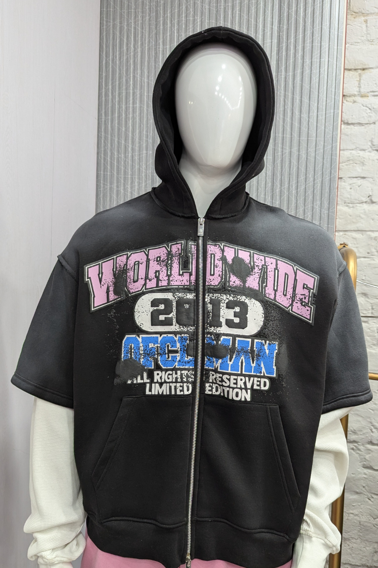 Spray Wash Custom Knitwear hoodie sample Manufacturing