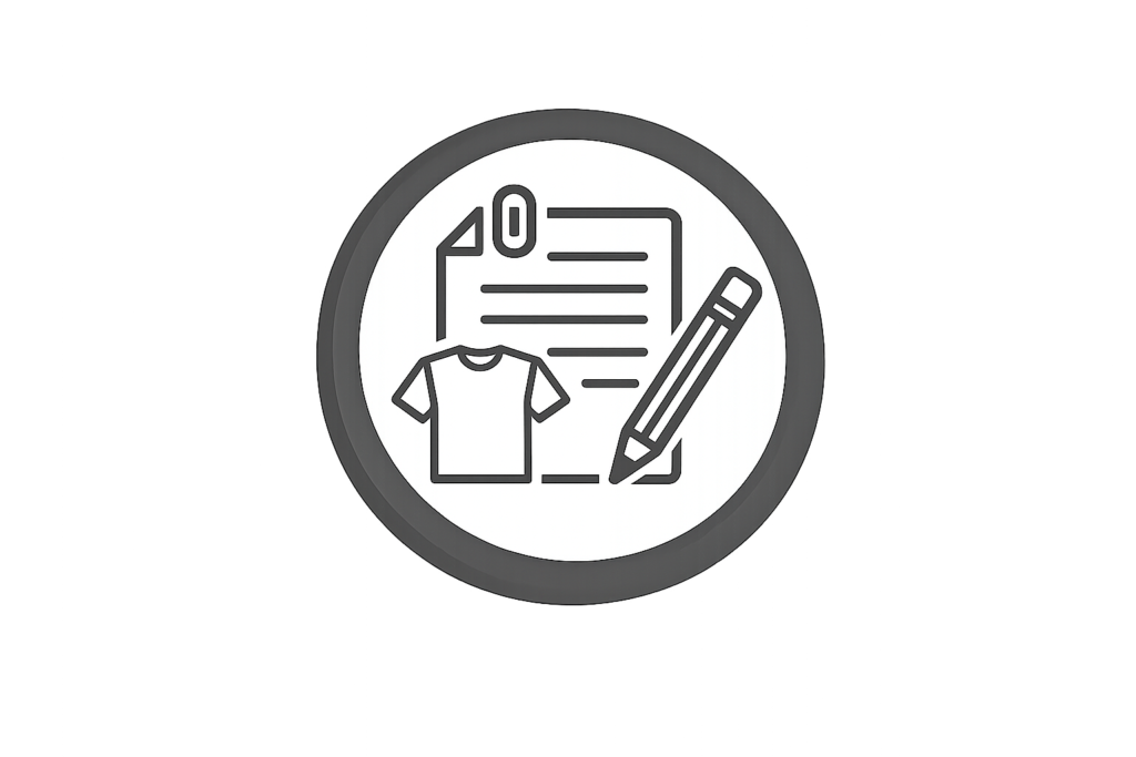 Custom apparel Tech pack submit Manufacturing
