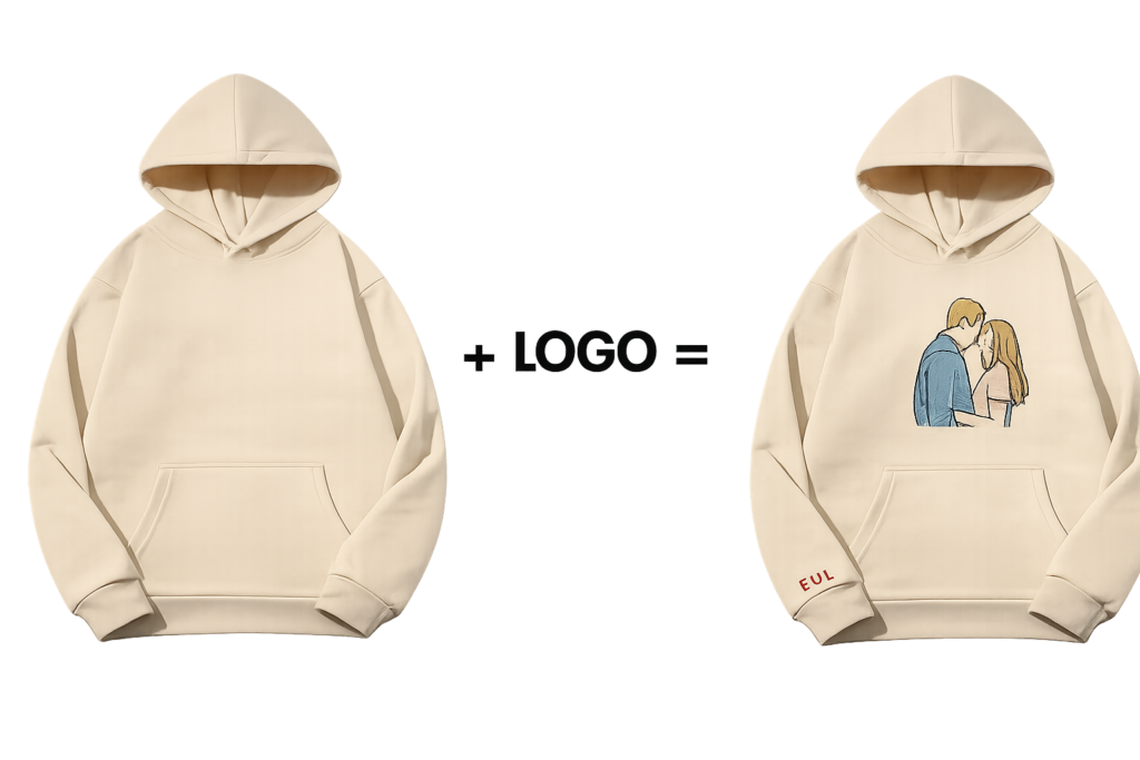 Custom apparel logo embelishment manufacturing
