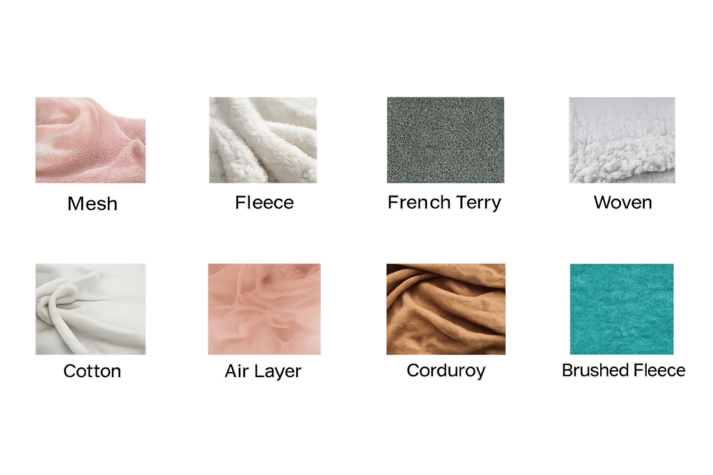 Customized fabric Apparel Manufacturing