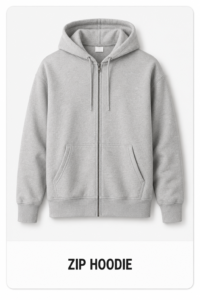 Zip Hoodie card | Hoodies & Sweatshirts manufacturer