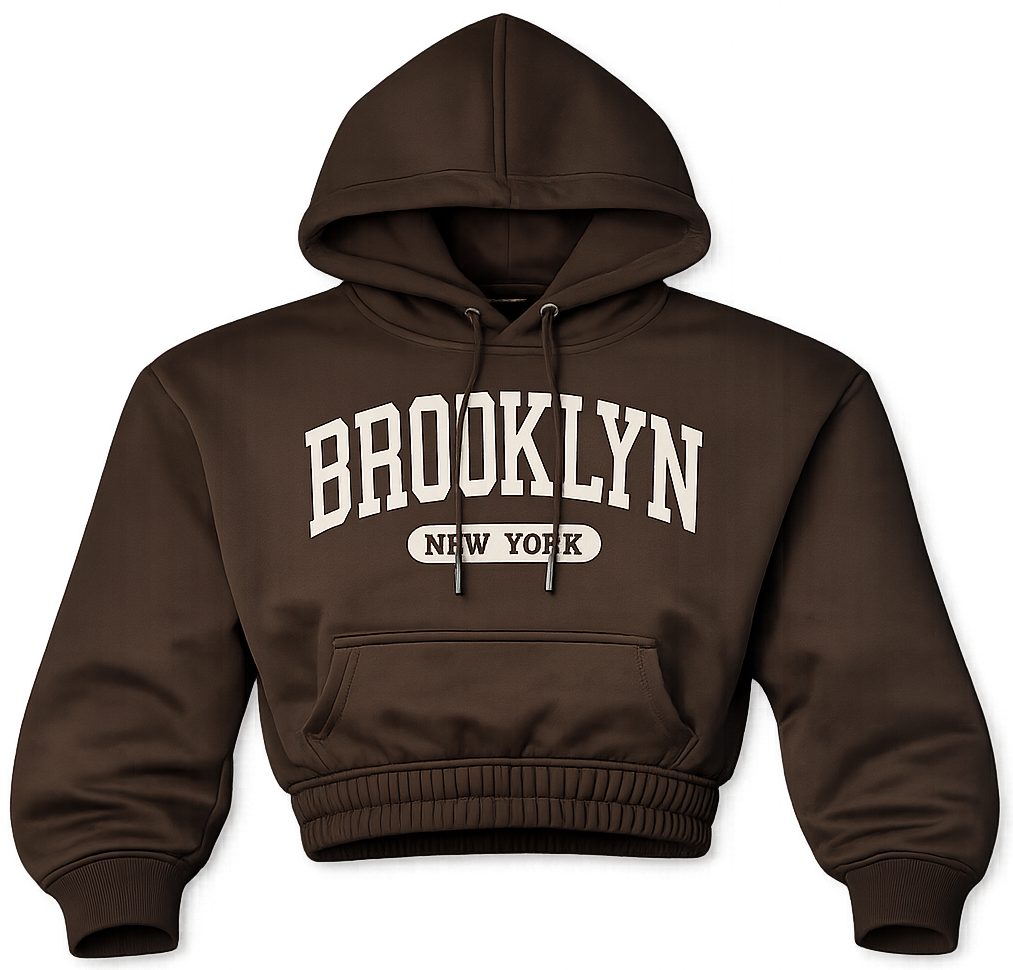 Brown hoodie Brooklyn image | Hoodies & Sweatshirts manufacturer