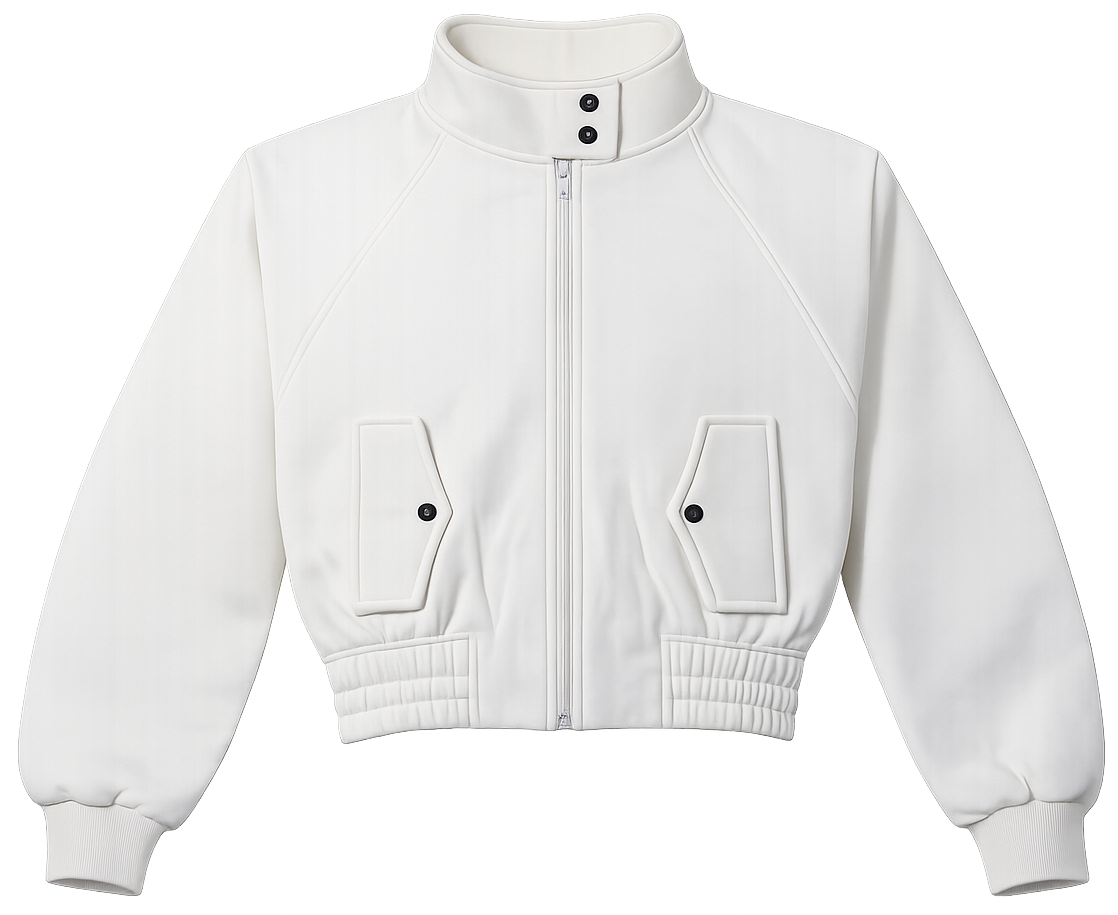 white button ladies hoodie image | Hoodies & Sweatshirts manufacturer