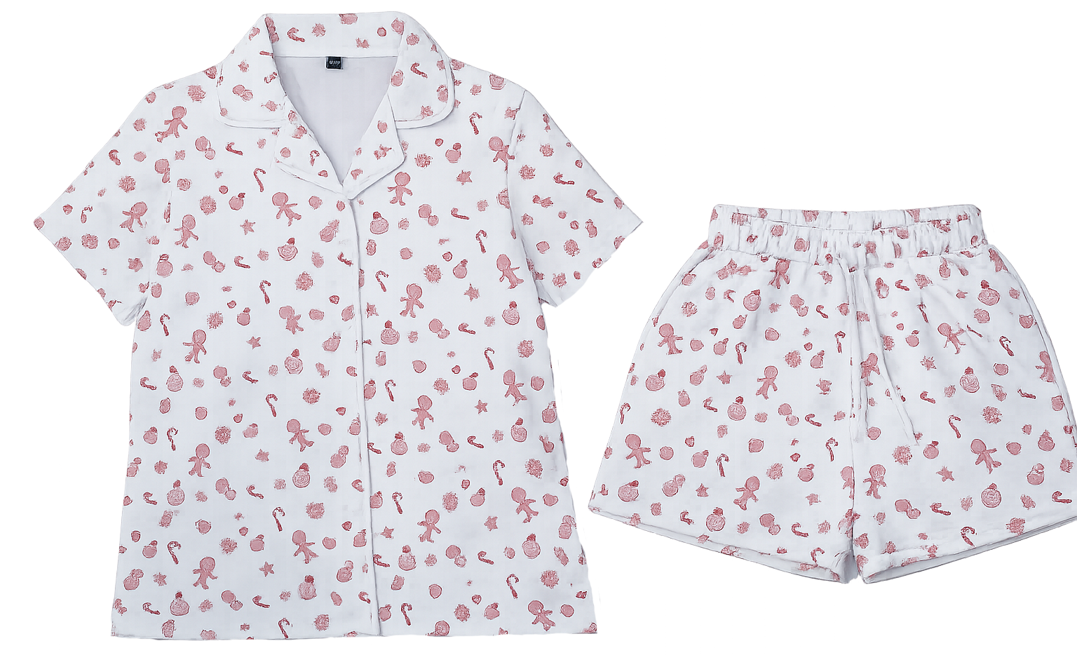 white pattern baby shirt, Short, co ord image | Custom Tracksuit & apparel manufacturer