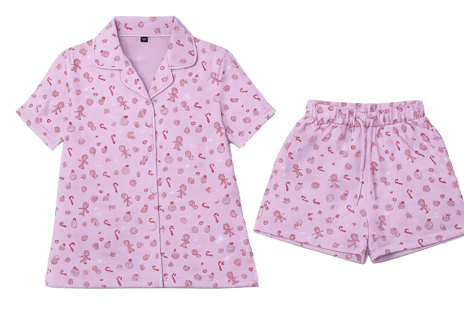 pink pattern baby shirt, Short, co ord image | Custom Tracksuit & apparel manufacturer