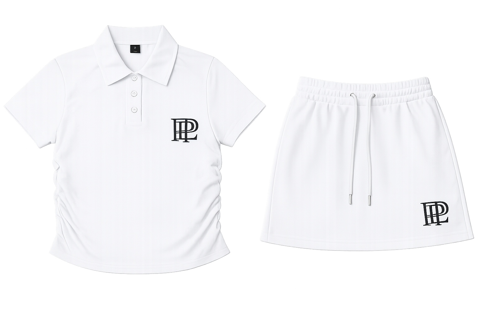 PLT white collar Shirt, Short co ord image | Custom Tracksuit & apparel manufacturer