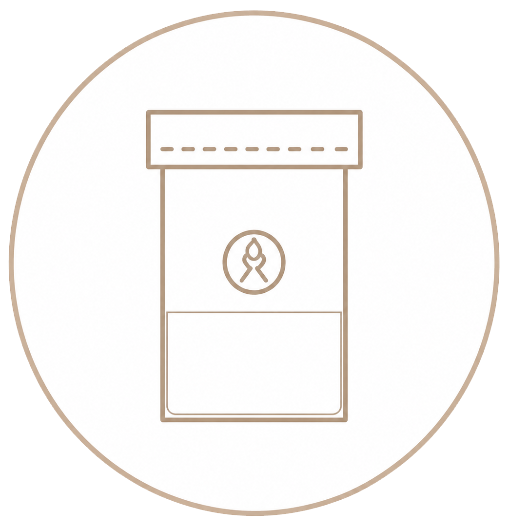 Label placement icon | Custom T-Shirt Manufacturer