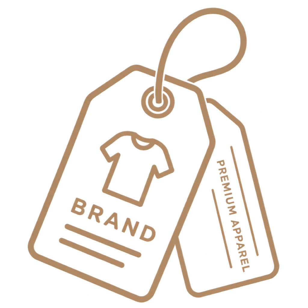 Branded Hang Tags icon | private label clothing manufacturer