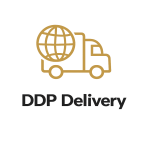 DDP Delivery icon hero section banner | custom apparel manufacturing